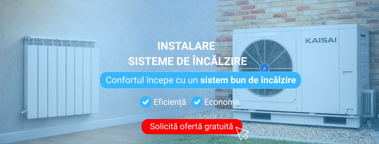 Instalare sisteme de încălzire